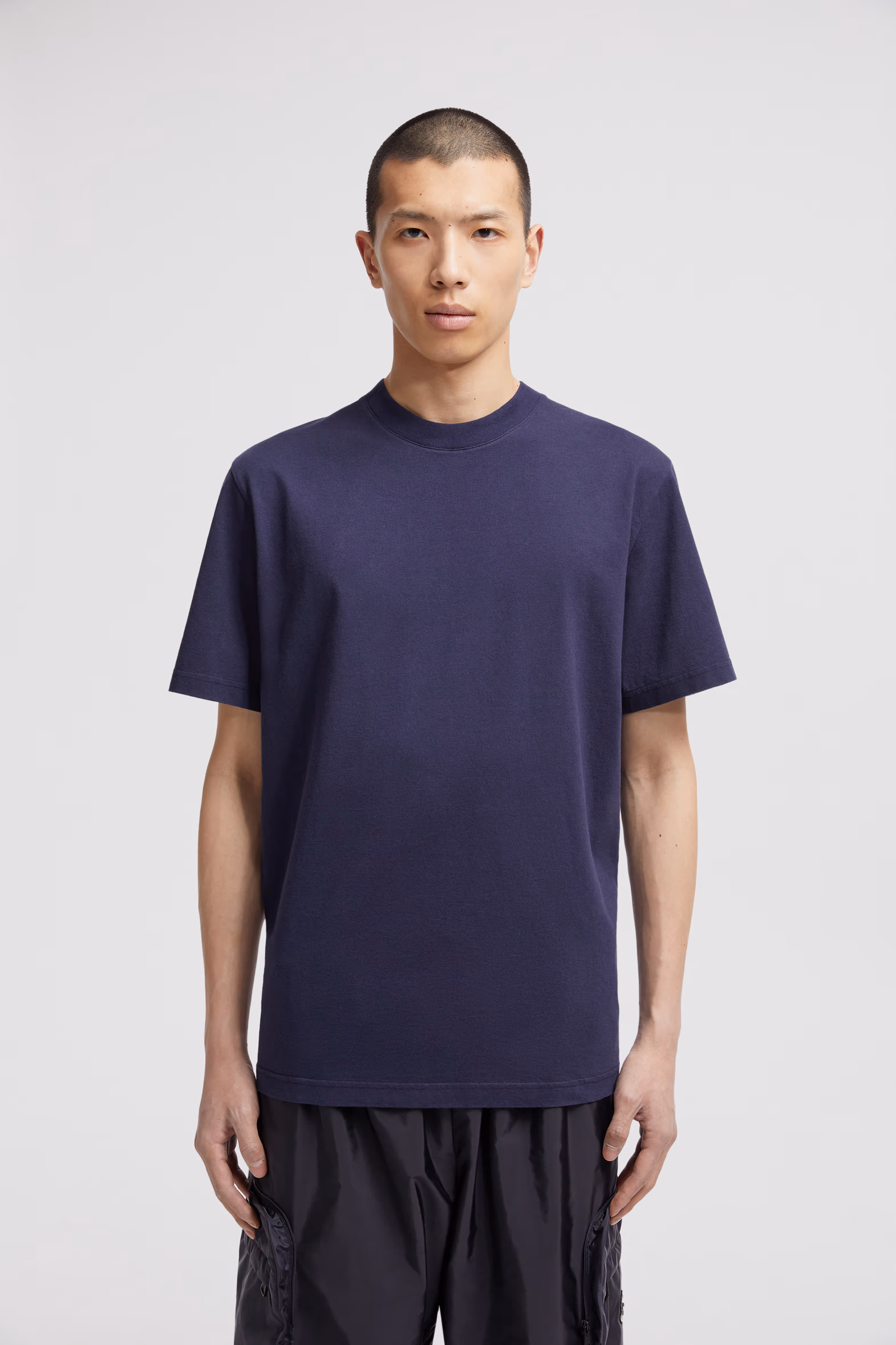 Moncler x Mercedes-Benz by NIGO Cotton T-Shirt Men Navy Blue Moncler 3